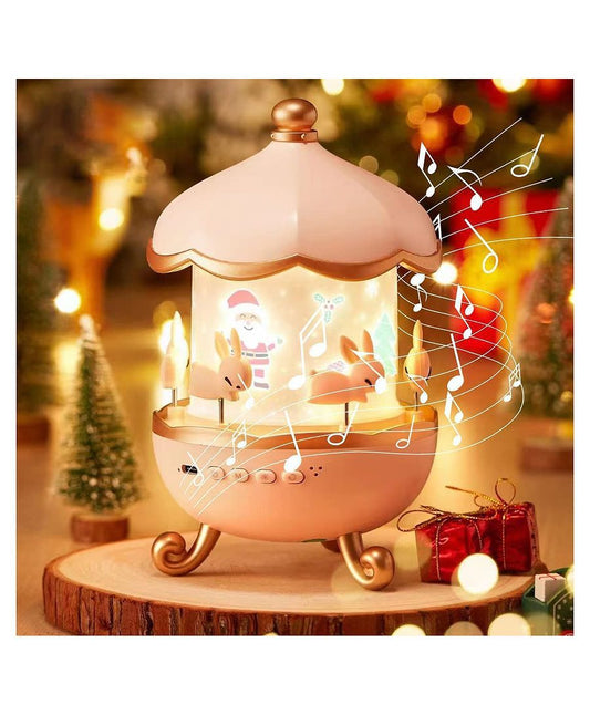 BANG BANG: Plastic Bunny Night Light Cabin Projector Lamp 360° Rotatable LED for Kids Room Decor, for Girls Bedroom 6 Film Shade,Star Projector,USB Powered Birthday Gift for Kids
