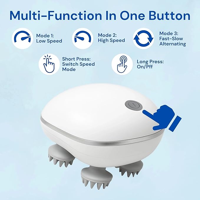 Bang Bang Electric Scalp Massager – Multi-Mode Rechargeable Head Massager