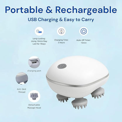 Bang Bang Electric Scalp Massager – Multi-Mode Rechargeable Head Massager