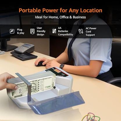 BANG BANG : Portable LED Display Mini Best Money Counting Machine for Home