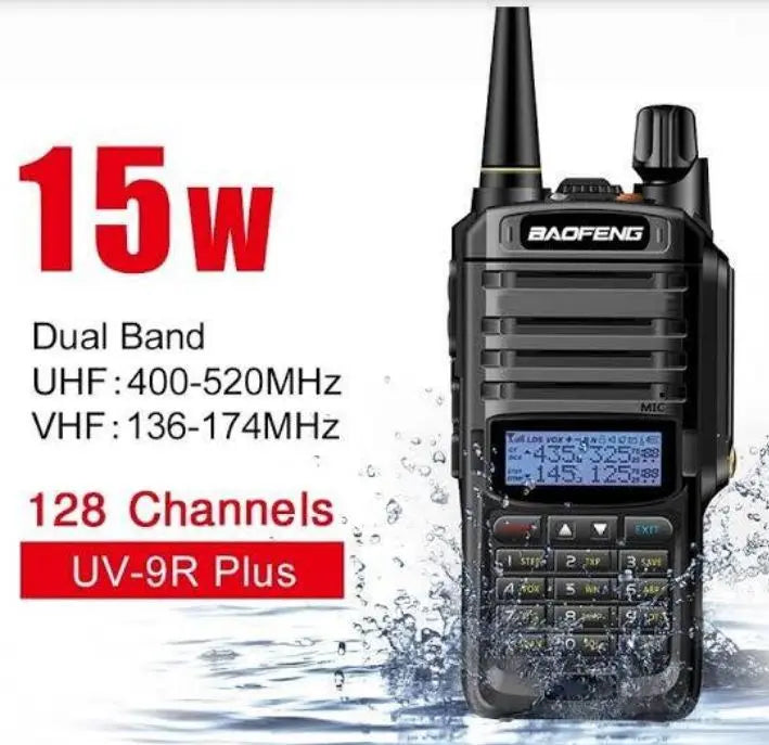 Baofeng UV-9R Plus Waterproof Dual-Band Two-Way Radio (1 Piece ) BangBang