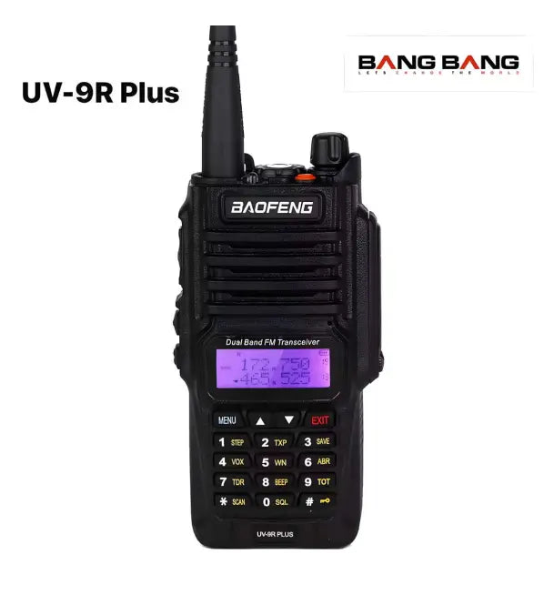 Baofeng UV-9R Plus Waterproof Dual-Band Two-Way Radio (1 Piece ) BangBang