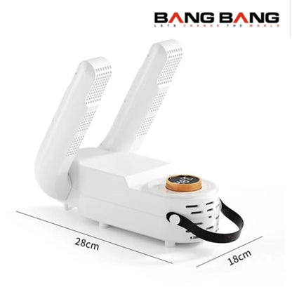 BANG BANG Multifunctional Foldable Shoe Dryer, Instant Heating Shoes Warmer Intelligent Disinfection Deodorizing Shoe Dryer Suitable for All Kinds of Shoes