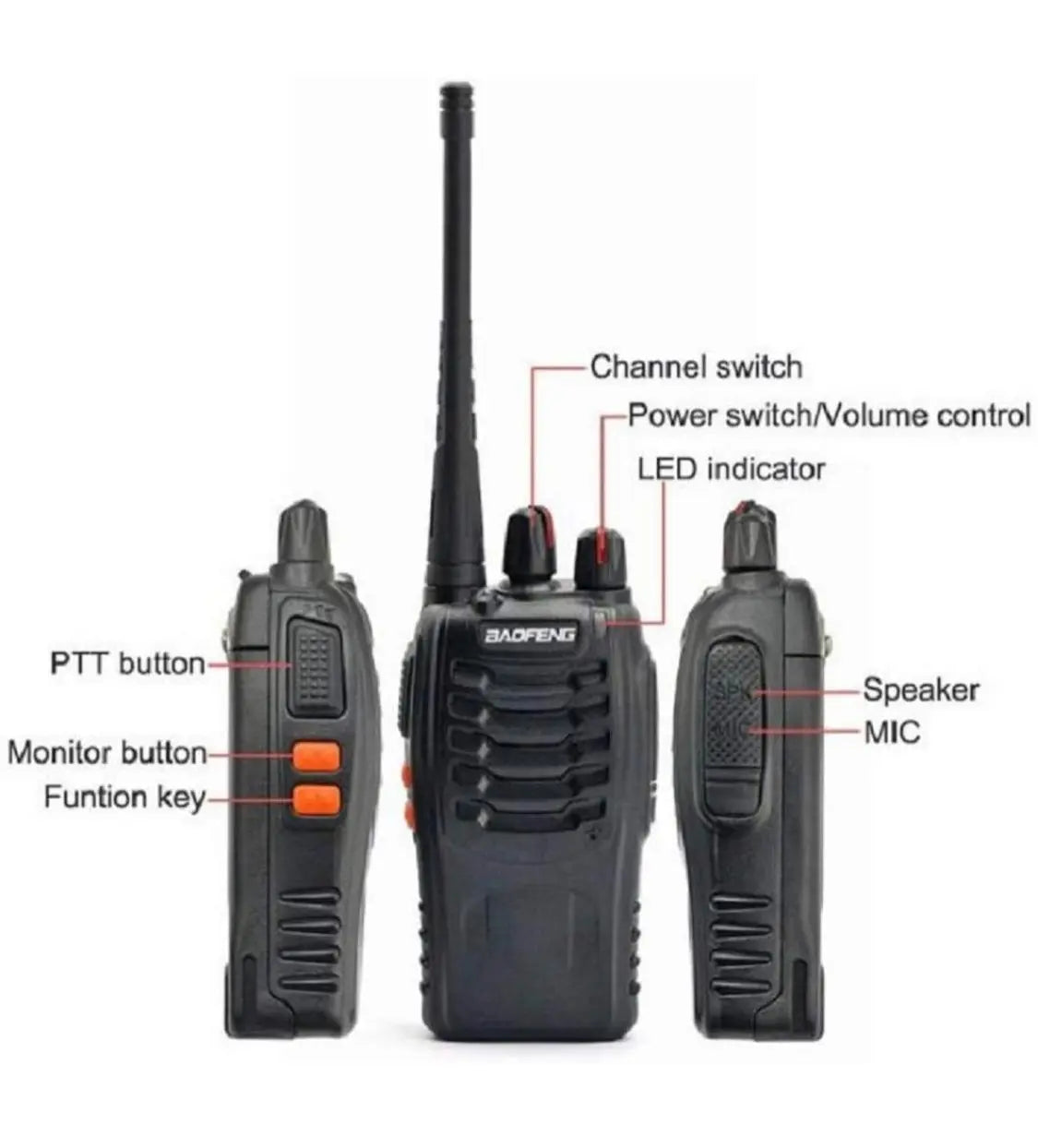 Baofeng BF-888s Walkie Talkie ( Pair ) BangBang