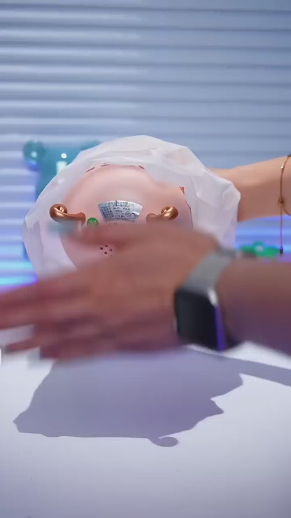 BANG BANG: Plastic Bunny Night Light Cabin Projector Lamp 360° Rotatable LED for Kids Room Decor, for Girls Bedroom 6 Film Shade,Star Projector,USB Powered Birthday Gift for Kids