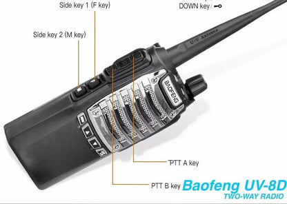 Baofeng UV-8D 400-480MHz UHF Walkie Talkie (1 Piece) BangBang